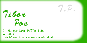 tibor pos business card